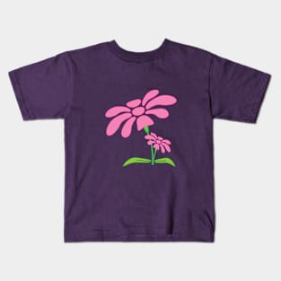 Pink Flowers Kids T-Shirt